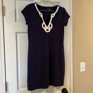 Lily Pulitzer Cotton Dress Navy M